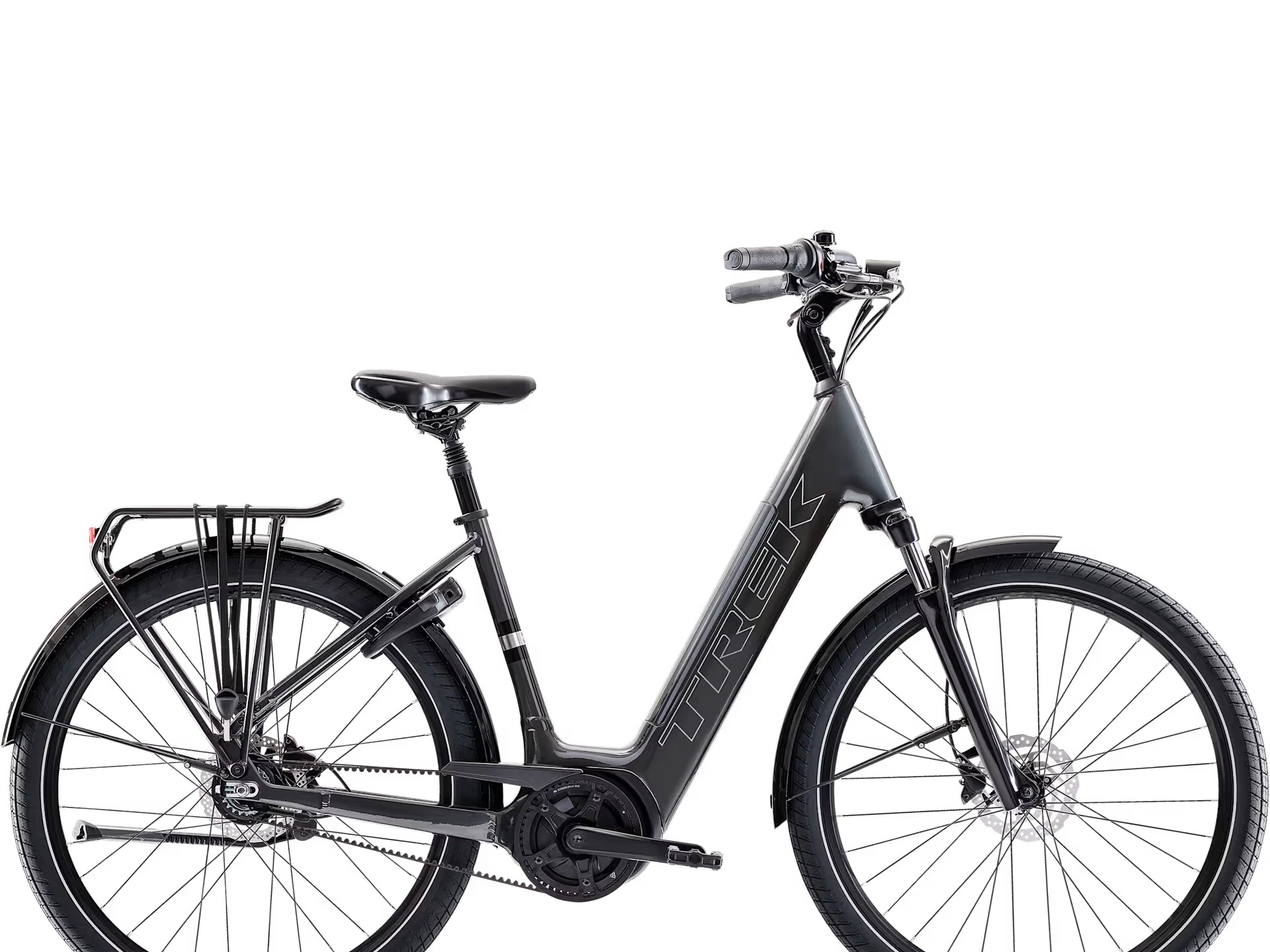 Trek District+ 3 o niskim przekroku z napędem pasowym 2026r - obrazek 2